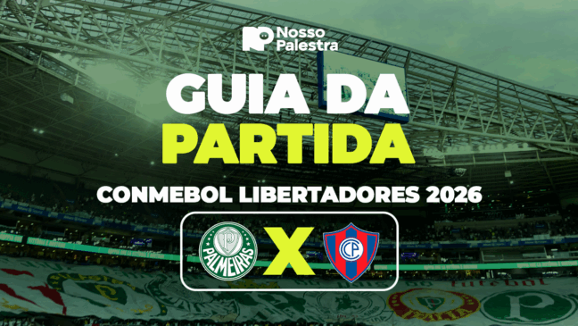 Palmeiras x Cerro Porteño: onde assistir ao vivo, horário e escalações do jogo pela Libertadores