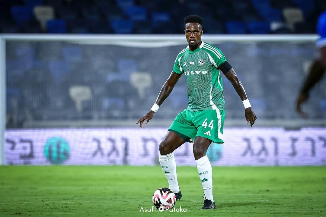 Pedrão em ação pelo Maccabi Haifa (Foto:Divulgação / Maccabi Haifa)
