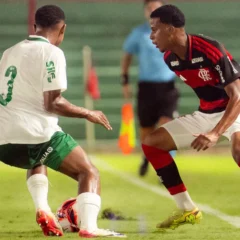 Palmeiras &eacute; l&iacute;der do Brasileiro Sub-20 (Foto: Adriano Fontes/Flamengo)