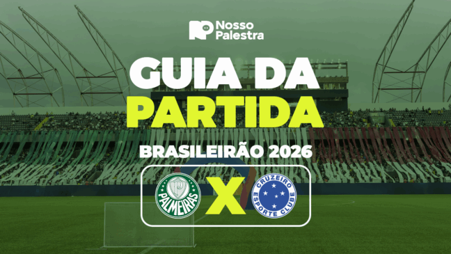 Palmeiras x Cruzeiro: onde assistir ao vivo, horário e escalações do jogo pelo Brasileirão