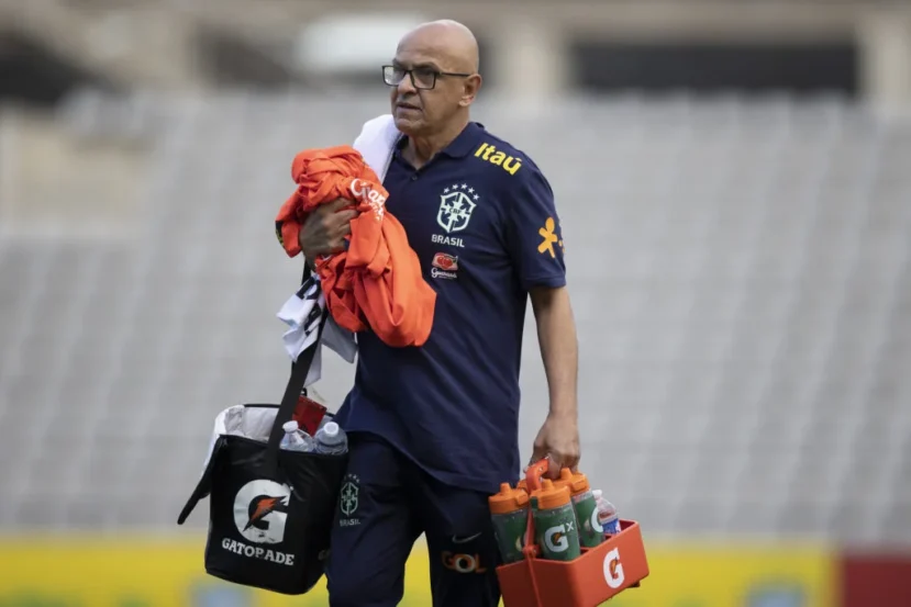 A Copa do Mundo de 2026 será a terceira de Serginho com a Seleção Brasileira (Foto: Lucas Figueiredo/CBF)
