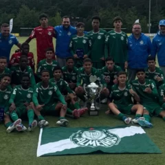 Palmeiras Sub-15 conquista a Arnhem Cup com campanha perfeita na Holanda