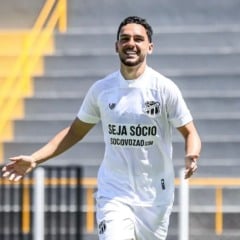Figueiredo marca seu primeiro gol pelo Sub-20 do Cear&aacute;. Foto: Gabriel Silva/Cear&aacute; SC