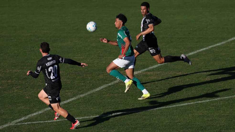 O jogador Luighi, da SE Palmeiras, durante jogo-treino contra a equipe do Inter de Limeira, na Academia de Futebol. (Foto: Cesar Greco/Palmeiras/by Canon)
O jogador Luighi, da SE Palmeiras, durante jogo-treino contra a equipe do Inter de Limeira, na Academia de Futebol. (Foto: Cesar Greco/Palmeiras/by Canon)