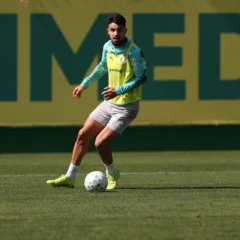 Flaco L&oacute;pez treina integralmente, e Palmeiras dever&aacute; ter cinco 'refor&ccedil;os' contra Vit&oacute;ria