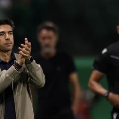 da SE Palmeiras, disputa bola com o jogador do C Atl&eacute;tico Mineiro, durante partida v&aacute;lida pela vig&eacute;sima rodada, do Campeonato Brasileiro, S&eacute;rie A, na arena Nubank Parque. (Foto: Cesar Greco/Palmeiras/by Canon)
