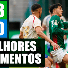 Assista aos melhores momentos da vit&oacute;ria do Palmeiras no Nubank Parque