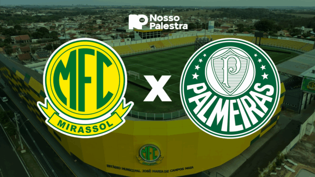Mirassol x Palmeiras: acompanhe jogo AO VIVO do Brasileirão