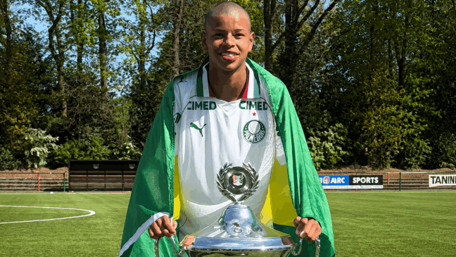 Juan Ramos é atacante do Palmeiras (Foto: Divulgação)
