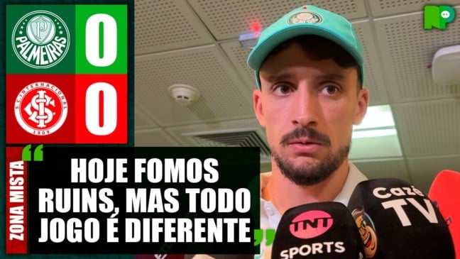 Veja o que os jogadores do Palmeiras falaram após empate diante do Internacional