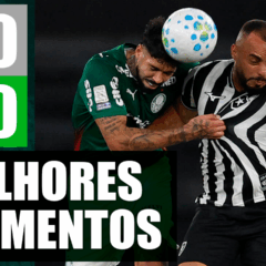 Assista aos melhores momentos de empate do Palmeiras