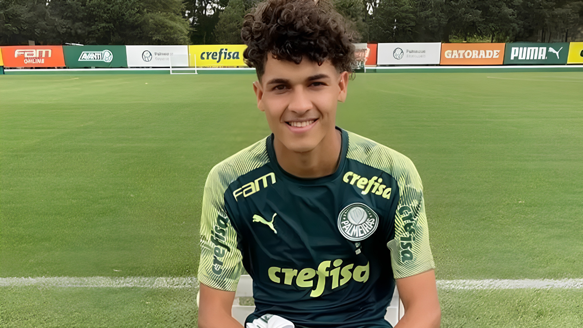 O equatoriano Jamilton Carcelen em treinamento pelo Palmeiras (Foto: Acervo Pessoal)
