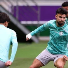 Escala&ccedil;&atilde;o do Palmeiras: Giay e Arias s&atilde;o d&uacute;vidas e Flaco L&oacute;pez deve ser titular contra Bahia