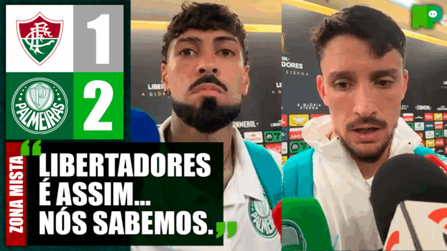 Veja o que os jogadores do Palmeiras falaram após vitória diante do Fluminense pela Libertadores