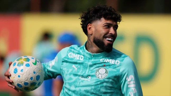 Escalação do Palmeiras: Paulinho segue fora, e Abel Ferreira deve ter força máxima contra Santos