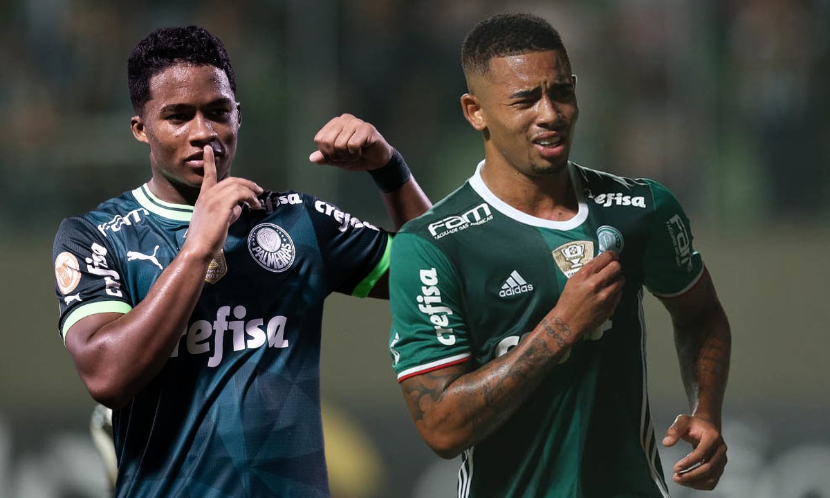 Endrick e Gabriel Jesus foram formados no Palmeiras (Fotos: Cesar Greco/Palmeiras) Endrick e Gabriel Jesus foram formados no Palmeiras (Fotos: Cesar Greco/Palmeiras)