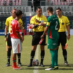 Palmeiras goleia Benfica por 6 a 3 e avan&ccedil;a &agrave; semifinal da Messi Cup Sub-16
