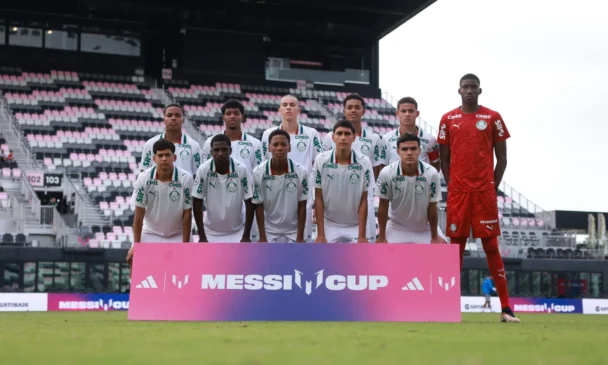 Palmeiras vence Arsenal e garante liderança do grupo na Messi Cup Sub-16